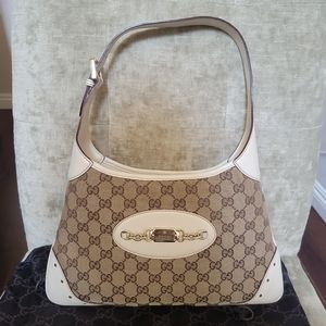 *Authentic* Gucci GG Punch Canvas Hobo